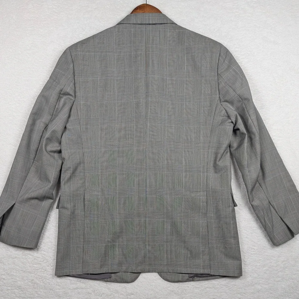 Brooks Brothers Blazer Mens 42R Glen Plaid Regent‎ Wool Mohair Unstructured USA